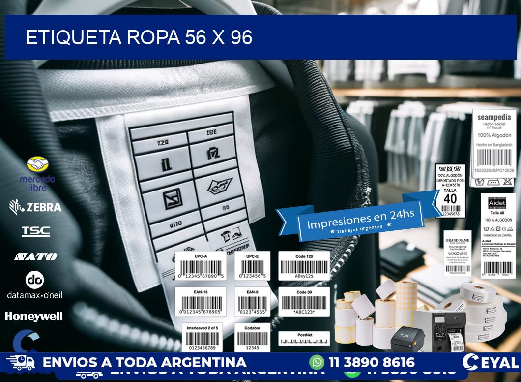 ETIQUETA ROPA 56 x 96
