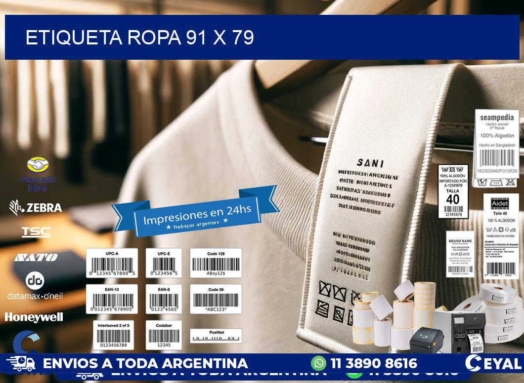 ETIQUETA ROPA 91 x 79