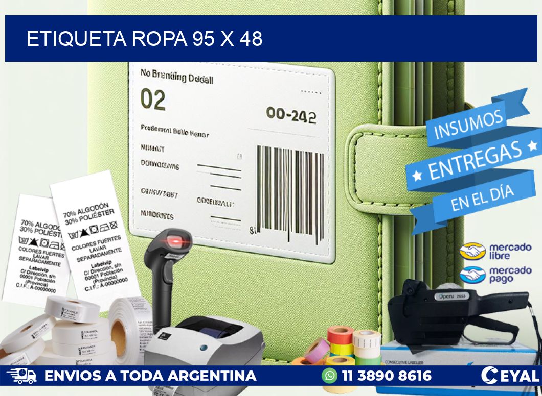 ETIQUETA ROPA 95 x 48