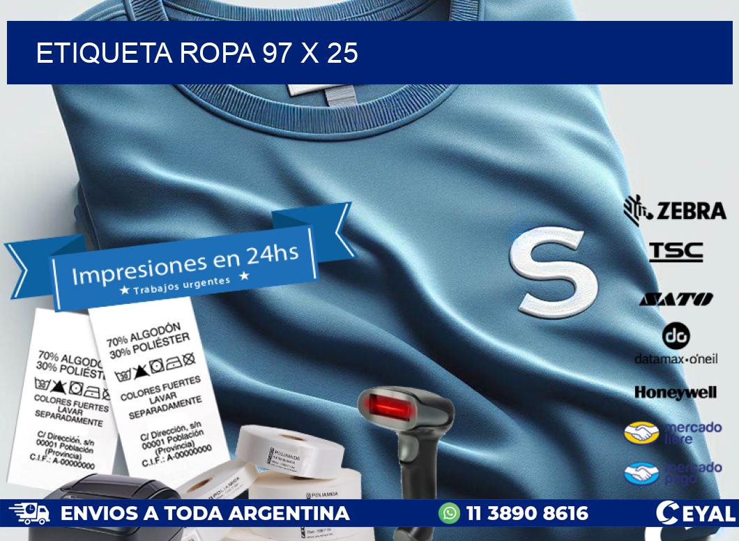 ETIQUETA ROPA 97 x 25