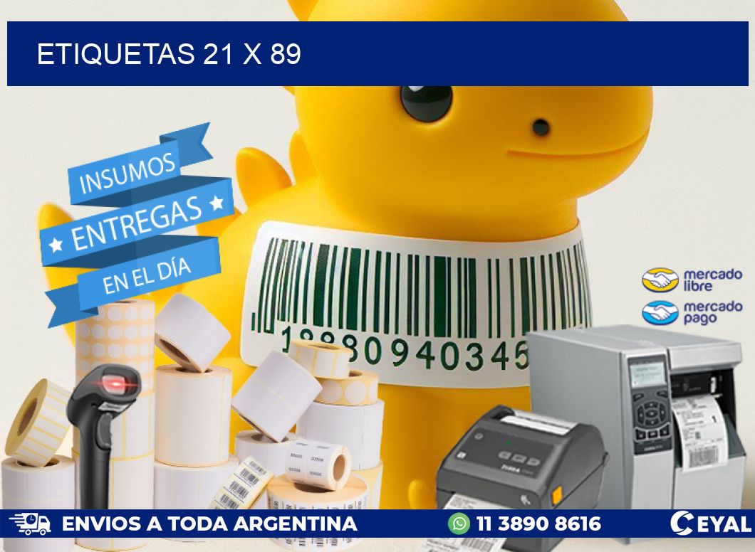 ETIQUETAS 21 x 89
