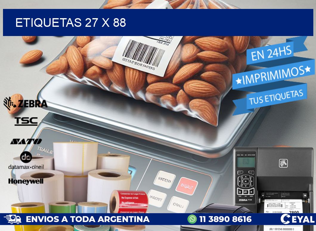 ETIQUETAS 27 x 88