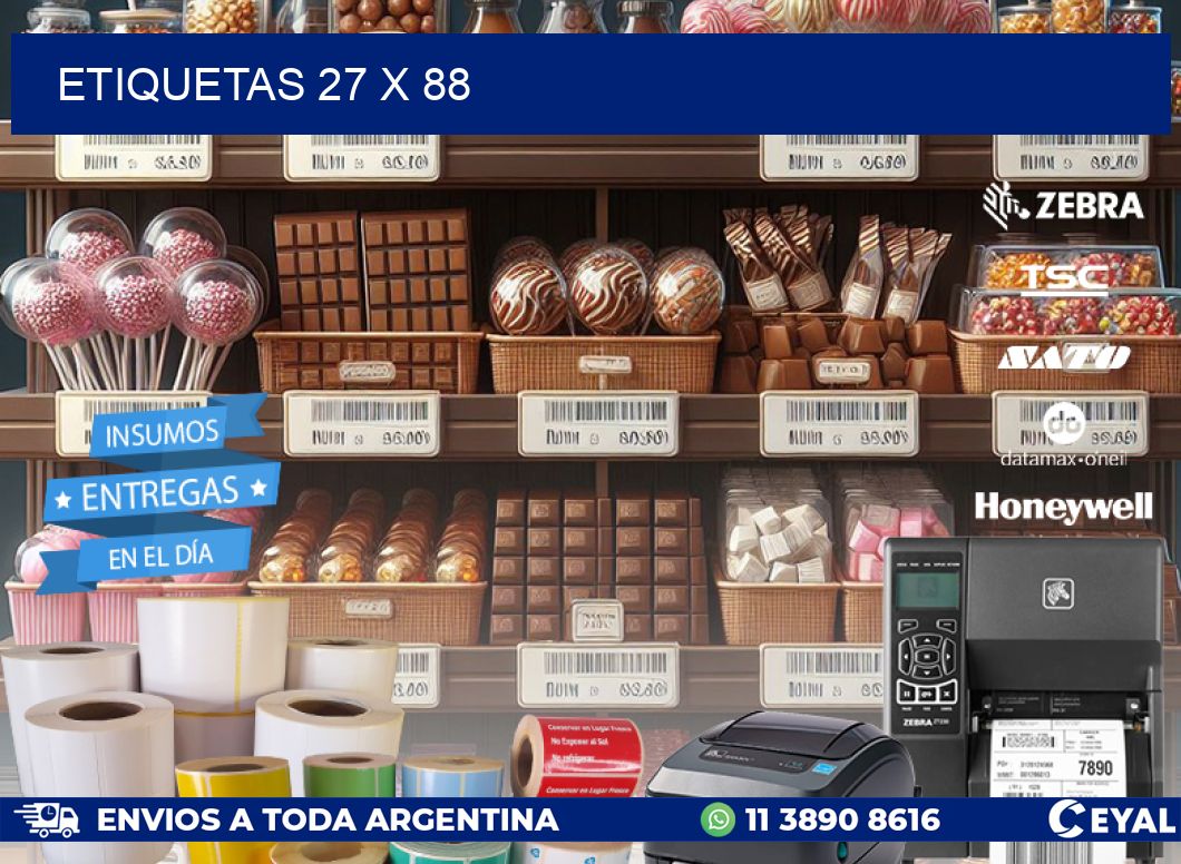 ETIQUETAS 27 x 88