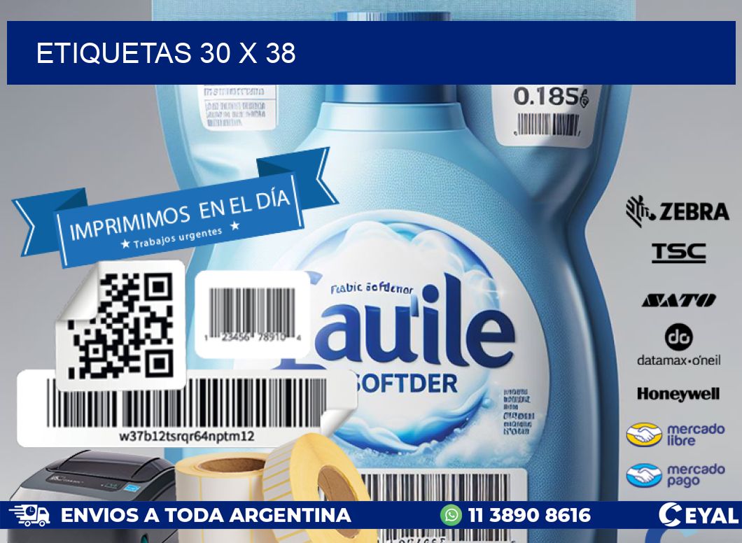 ETIQUETAS 30 x 38