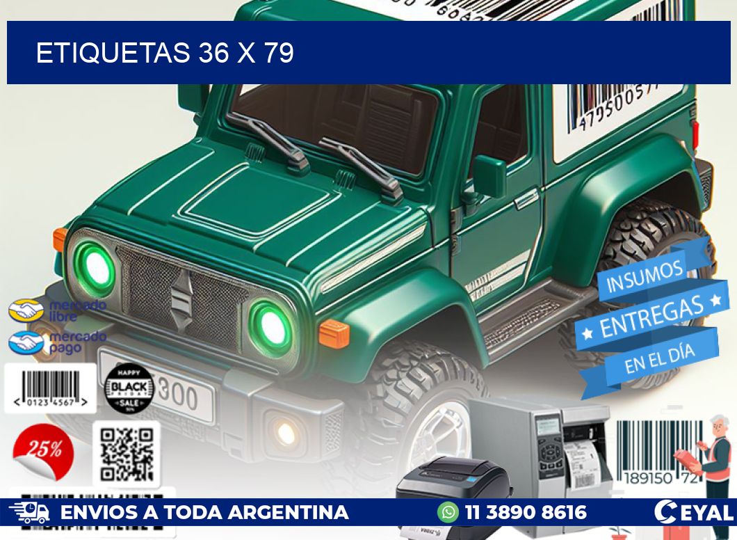ETIQUETAS 36 x 79