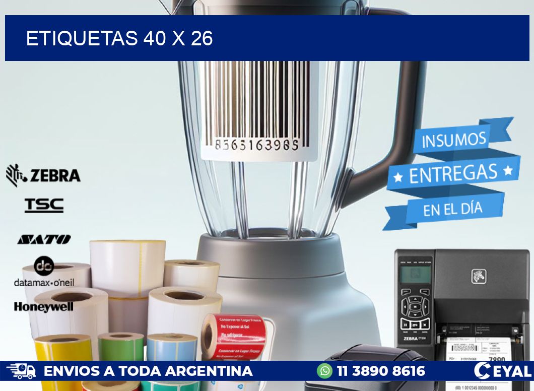 ETIQUETAS 40 x 26