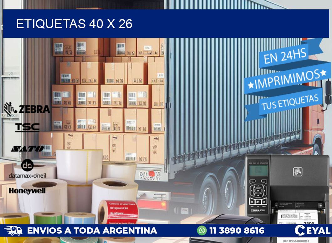 ETIQUETAS 40 x 26