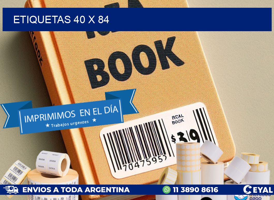 ETIQUETAS 40 x 84