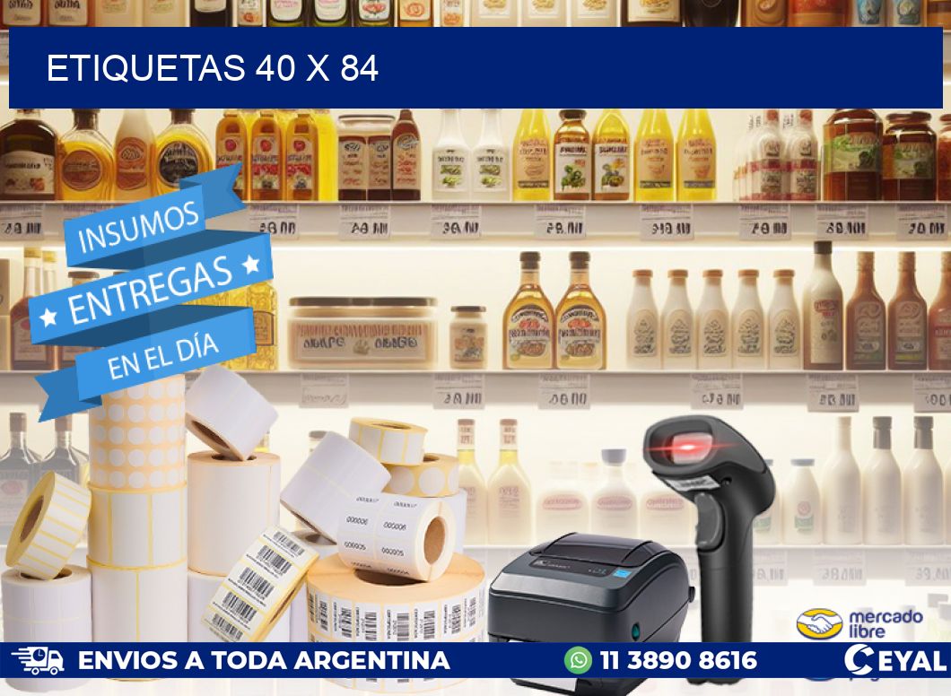ETIQUETAS 40 x 84