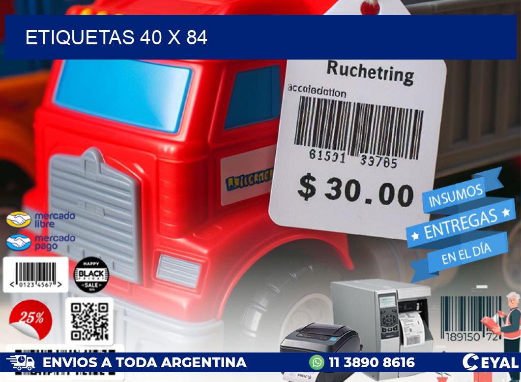 ETIQUETAS 40 x 84