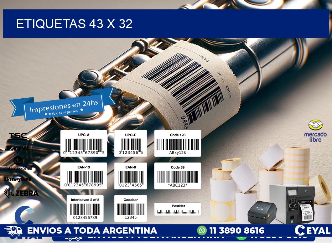 ETIQUETAS 43 x 32