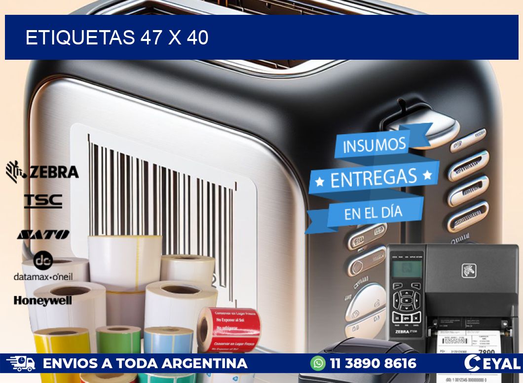 ETIQUETAS 47 x 40