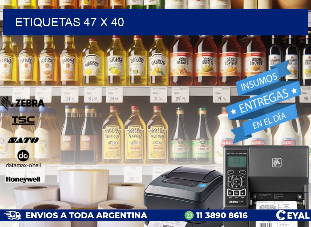 ETIQUETAS 47 x 40