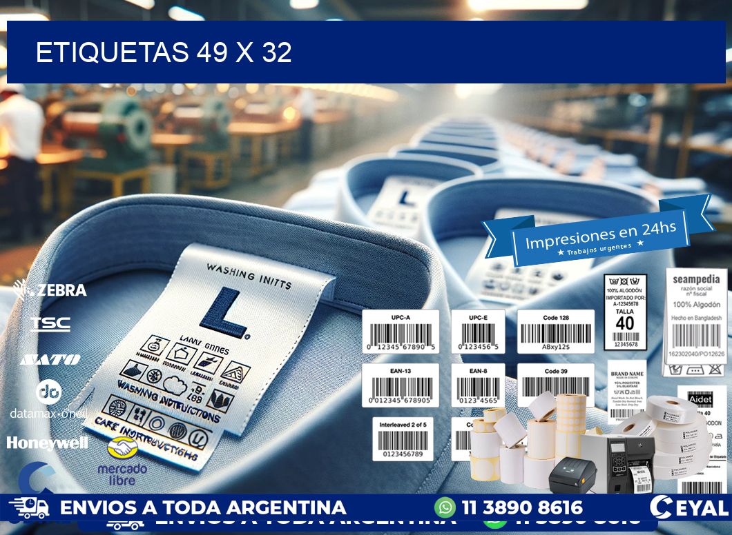 ETIQUETAS 49 x 32