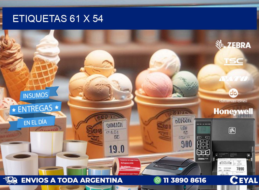 ETIQUETAS 61 x 54