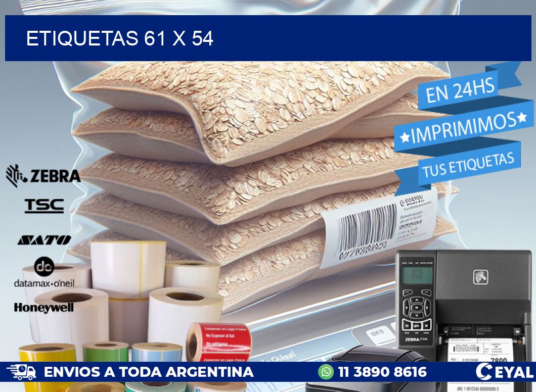 ETIQUETAS 61 x 54