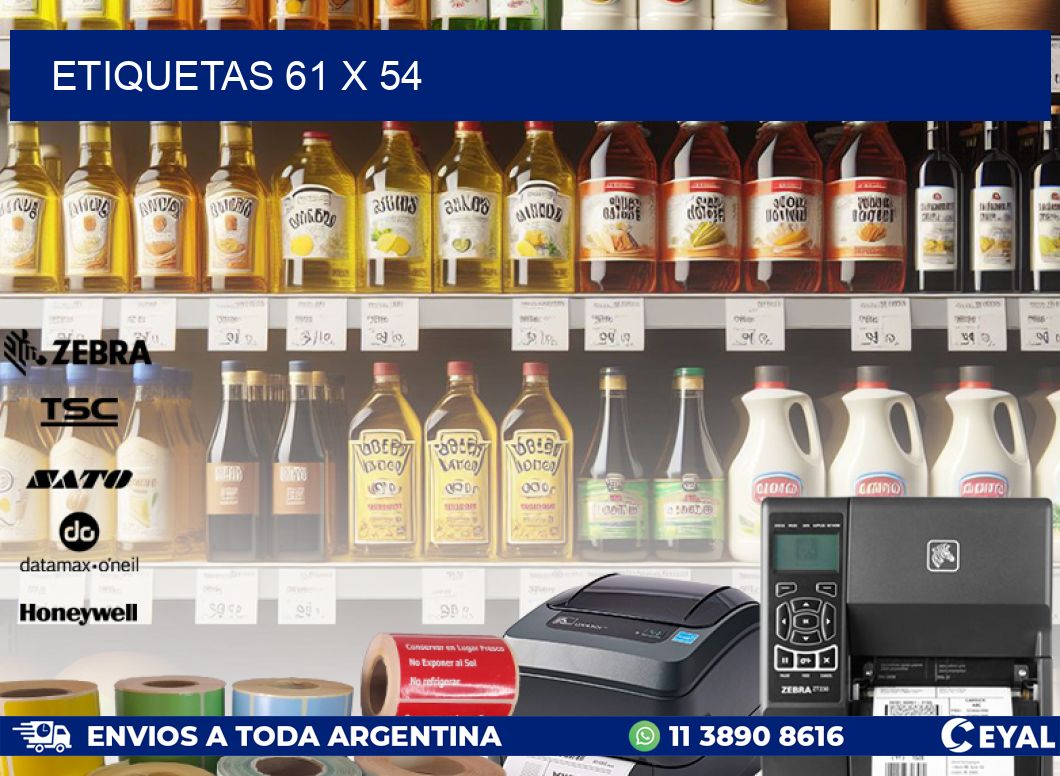 ETIQUETAS 61 x 54