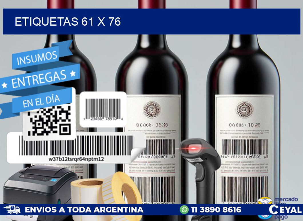 ETIQUETAS 61 x 76