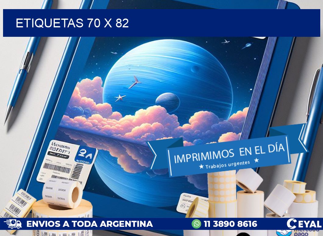 ETIQUETAS 70 x 82