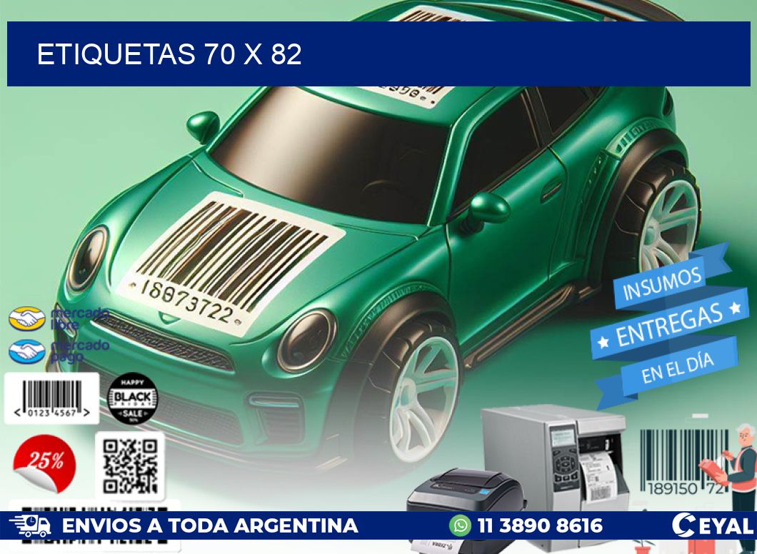 ETIQUETAS 70 x 82