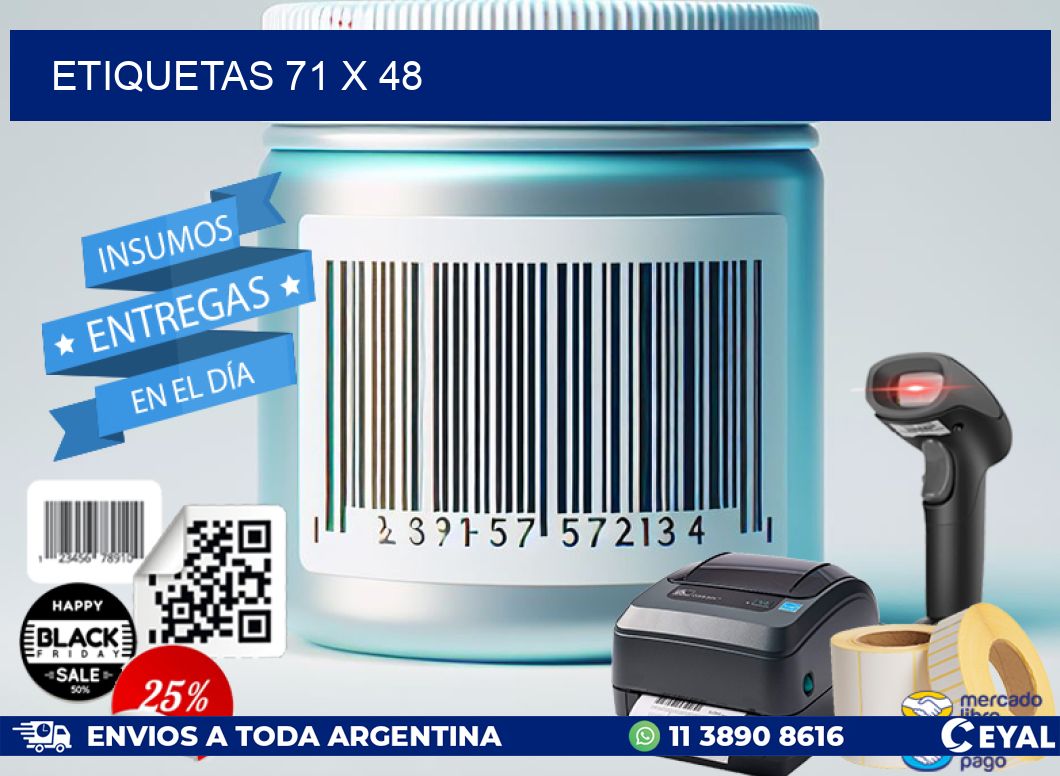 ETIQUETAS 71 x 48