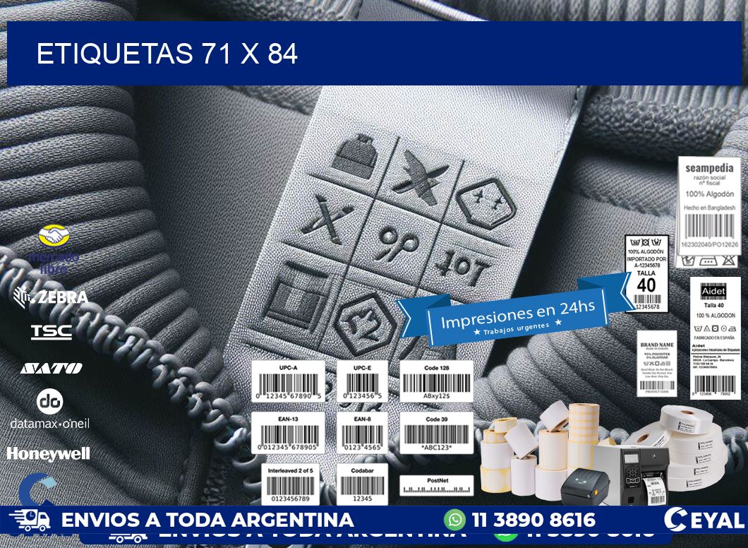 ETIQUETAS 71 x 84