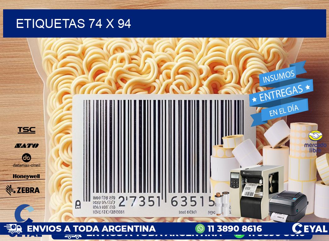 ETIQUETAS 74 x 94