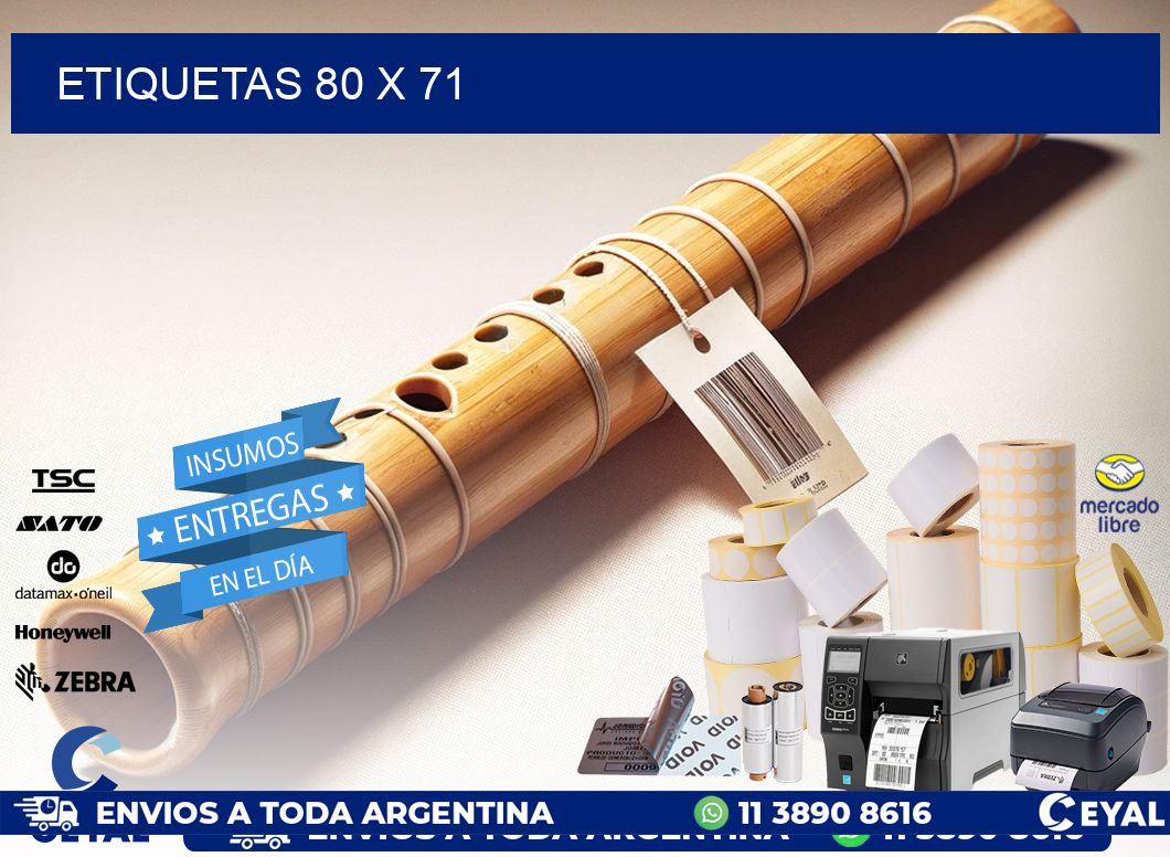 ETIQUETAS 80 x 71