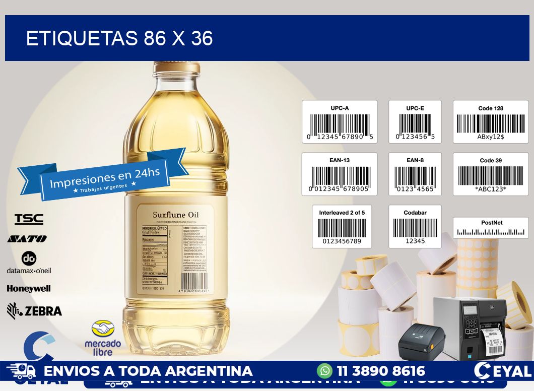 ETIQUETAS 86 x 36