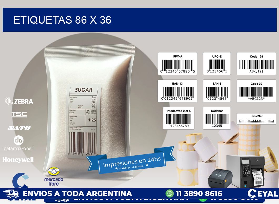 ETIQUETAS 86 x 36