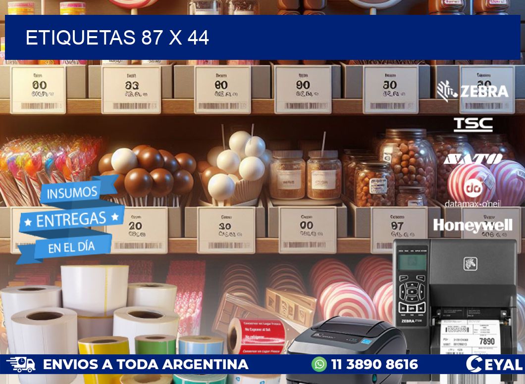 ETIQUETAS 87 x 44