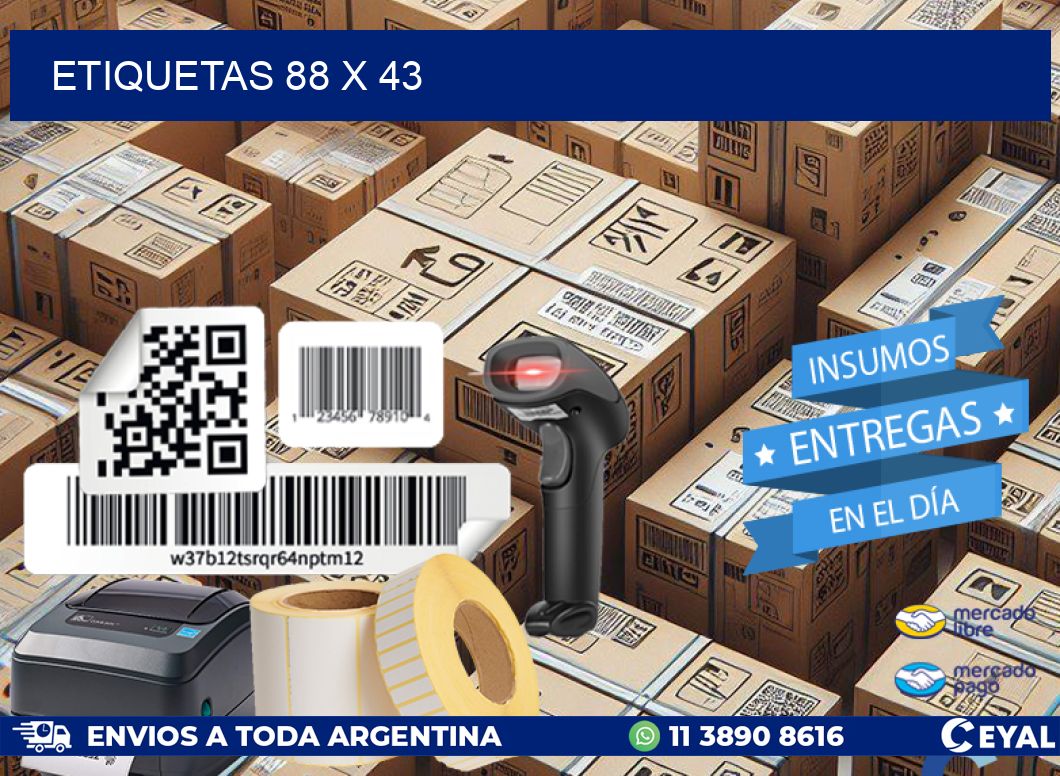 ETIQUETAS 88 x 43