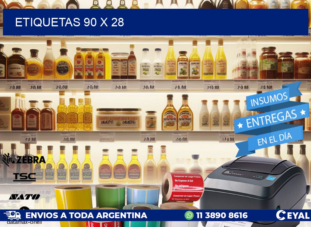 ETIQUETAS 90 x 28