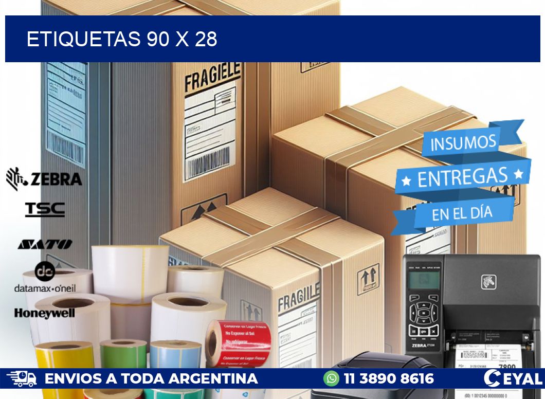 ETIQUETAS 90 x 28