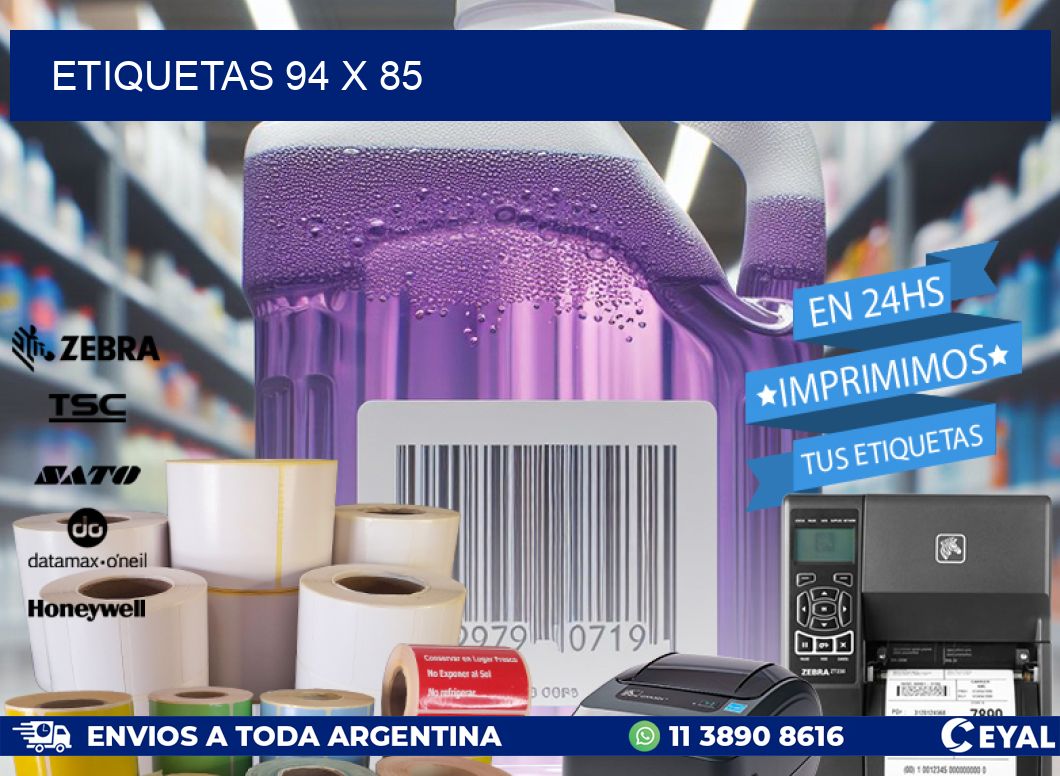 ETIQUETAS 94 x 85