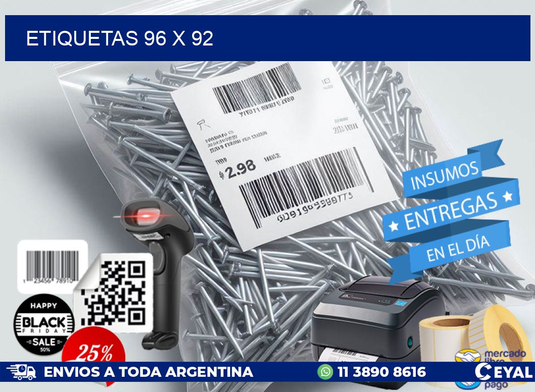 ETIQUETAS 96 x 92