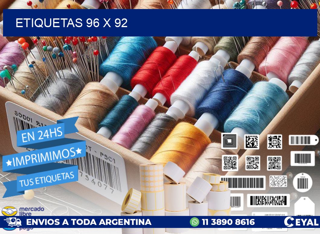 ETIQUETAS 96 x 92