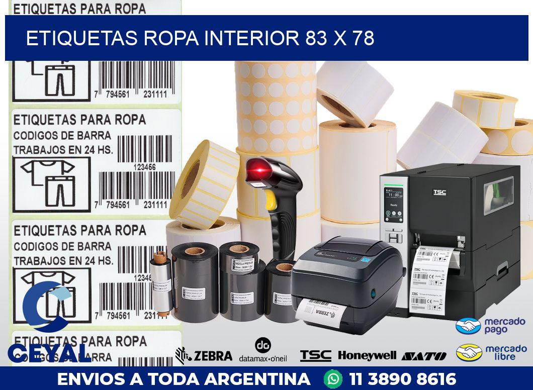 ETIQUETAS ROPA INTERIOR 83 x 78