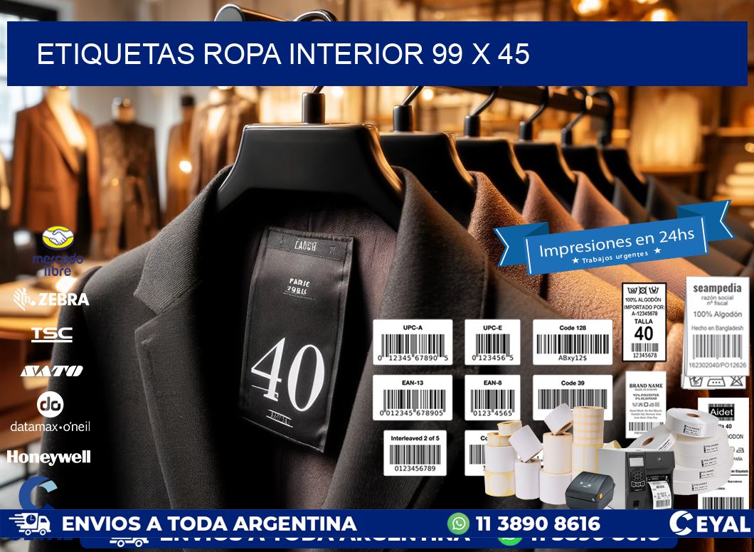 ETIQUETAS ROPA INTERIOR 99 x 45