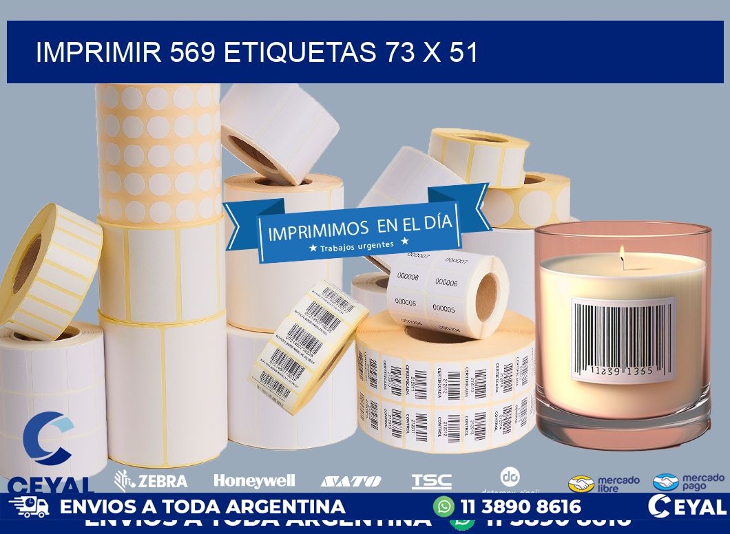 IMPRIMIR 569 ETIQUETAS 73 x 51