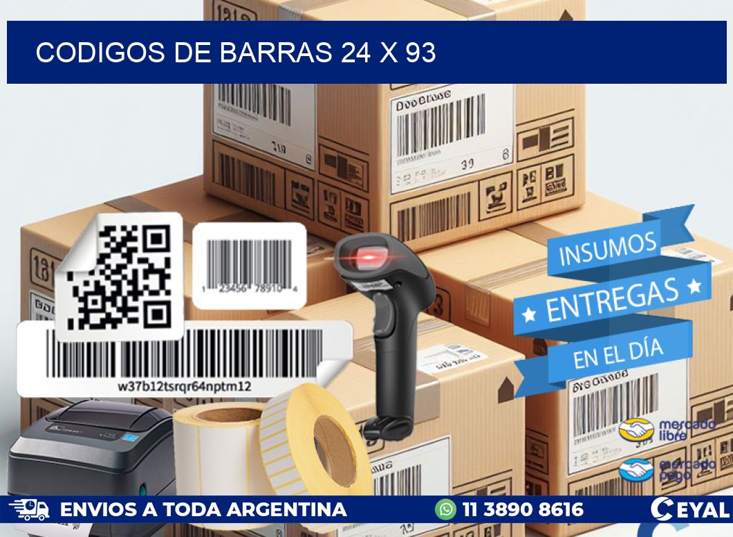 codigos de barras 24 x 93