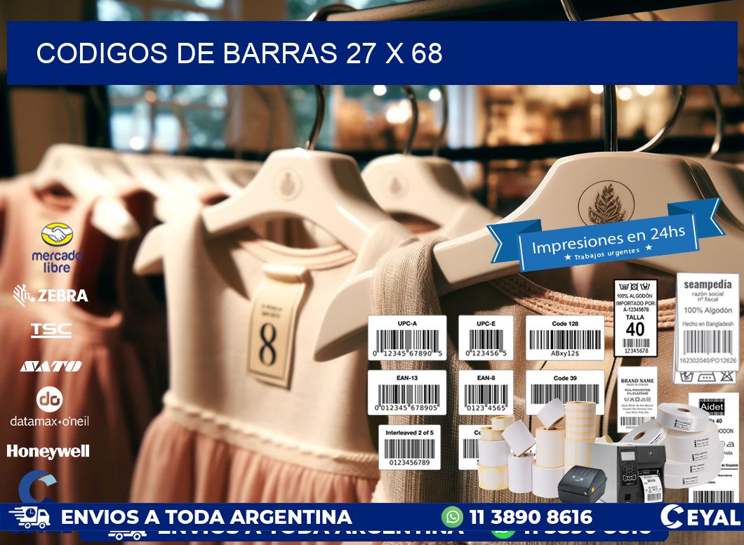 codigos de barras 27 x 68