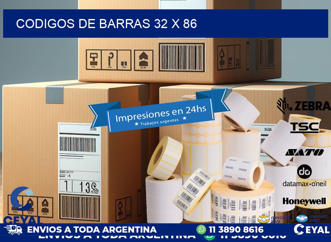 codigos de barras 32 x 86