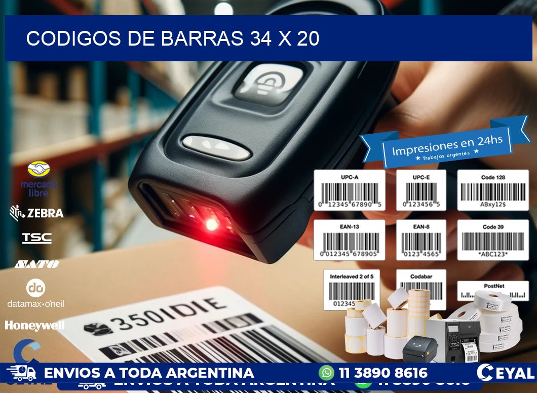 codigos de barras 34 x 20