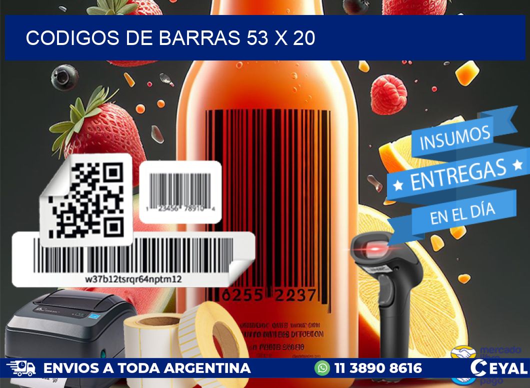 codigos de barras 53 x 20