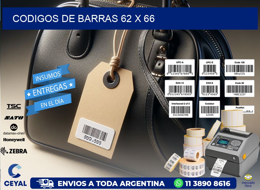 codigos de barras 62 x 66