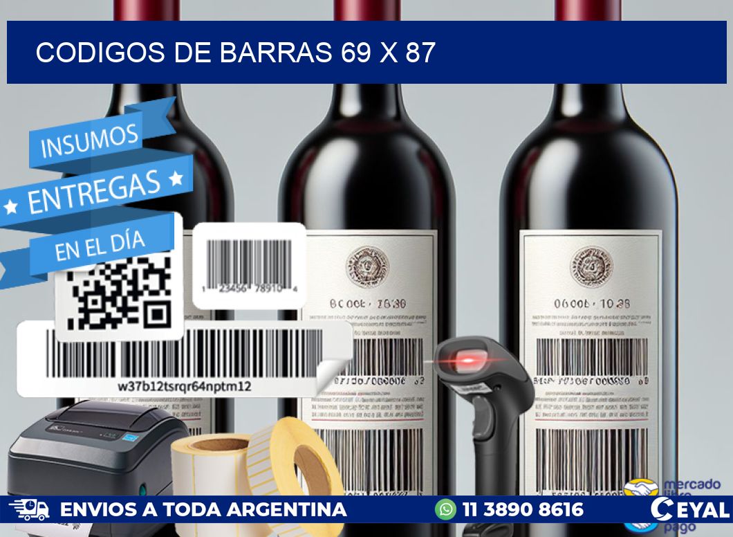 codigos de barras 69 x 87