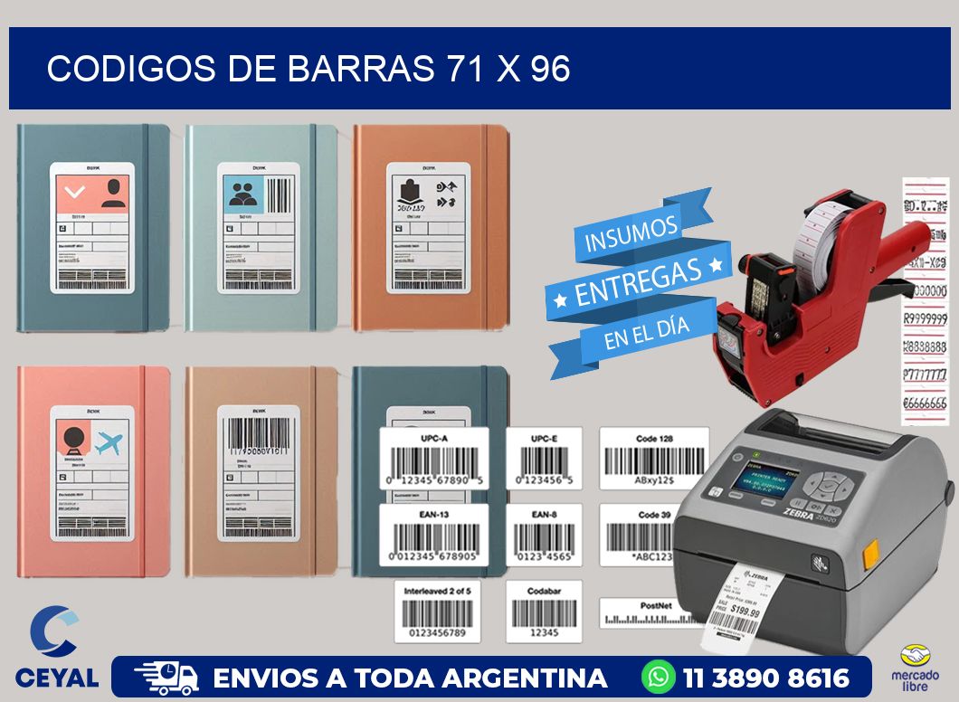 codigos de barras 71 x 96