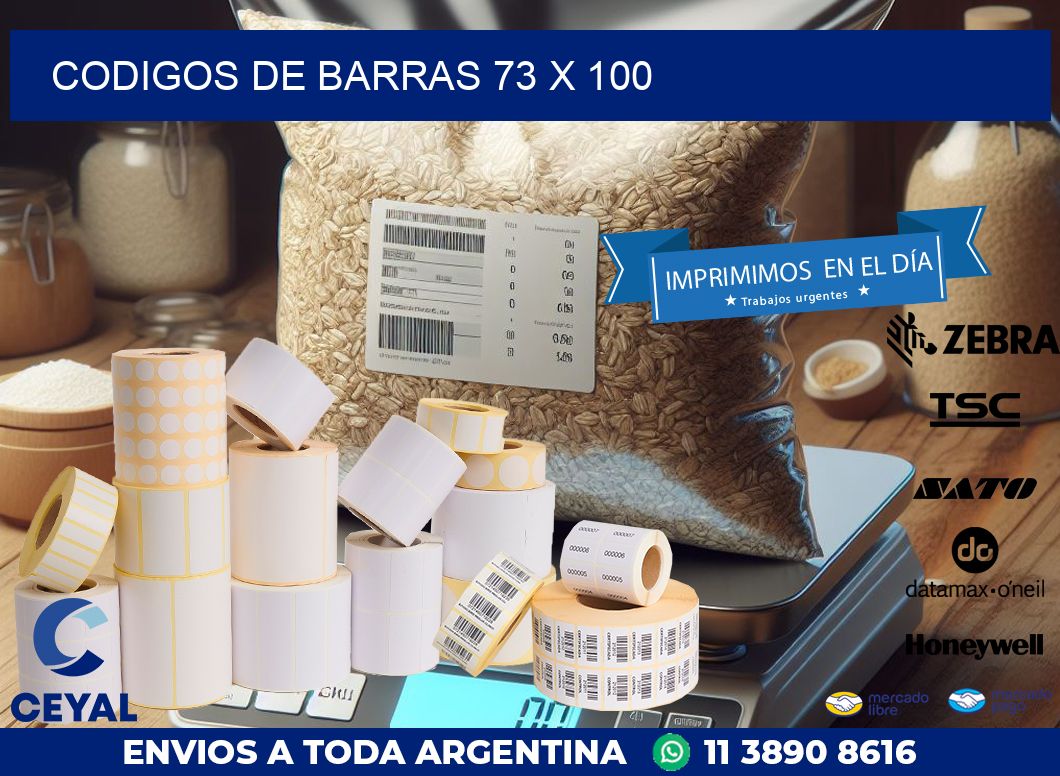 codigos de barras 73 x 100