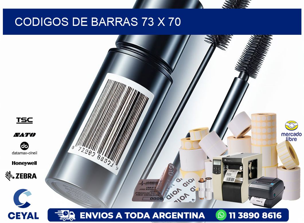 codigos de barras 73 x 70